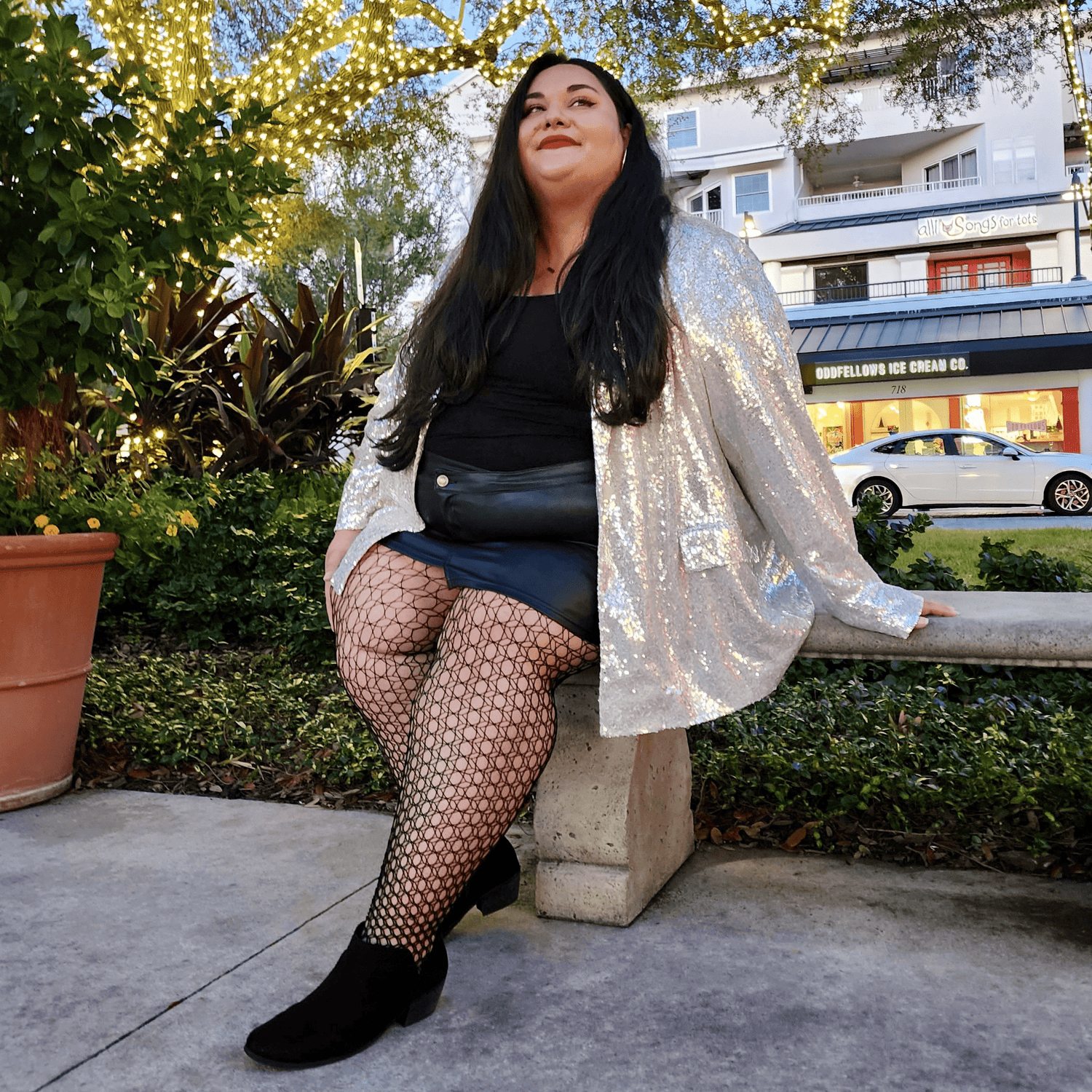 Gilded Glamour Fishnets