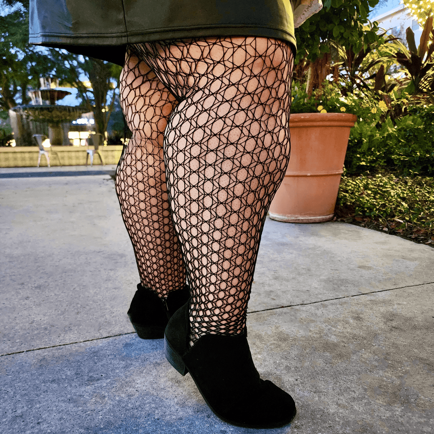 Gilded Glamour Fishnets