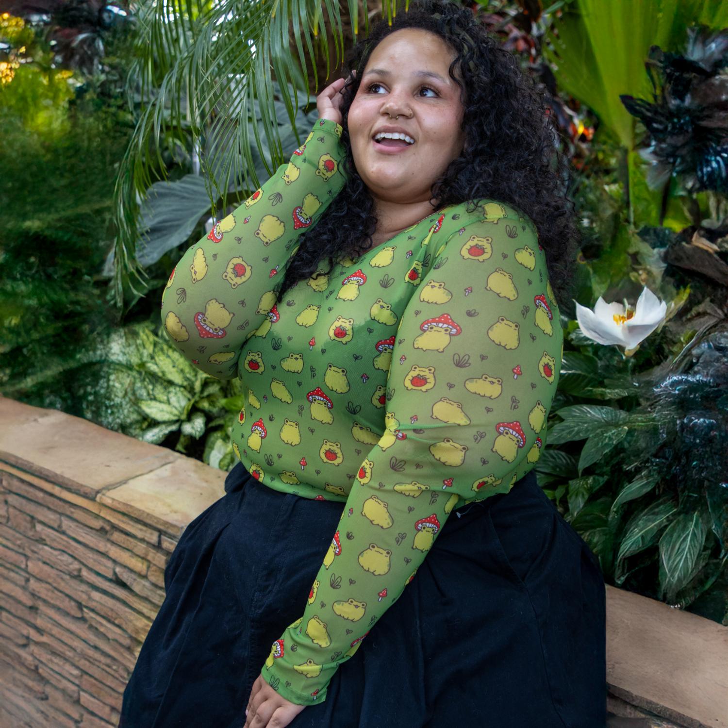 Mesh Top - Hoppy Meadow