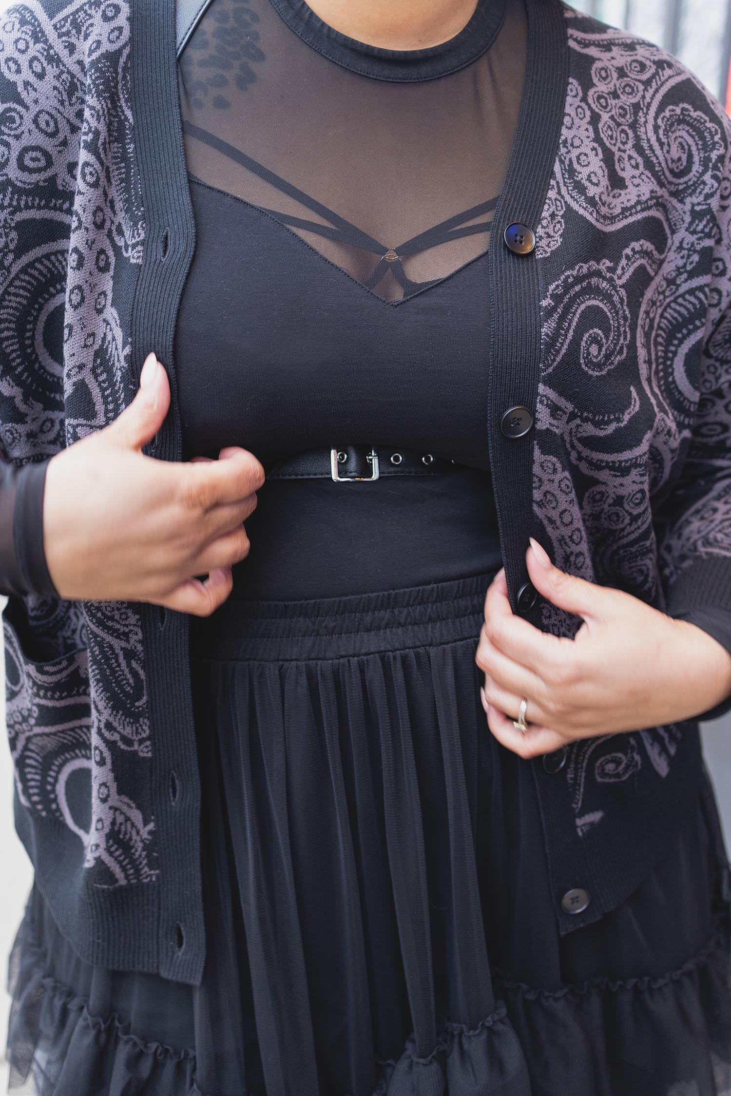 Cotton Rich Cardigan - Kraken's Embrace