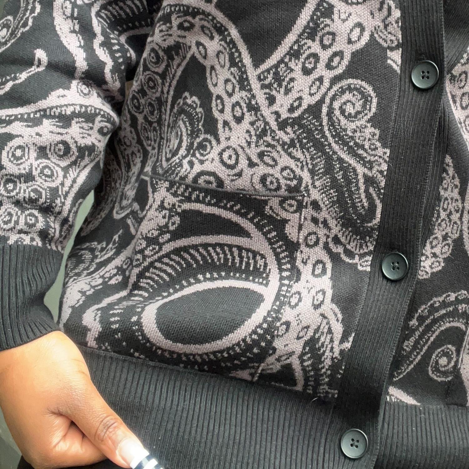 Cotton Rich Cardigan - Kraken's Embrace