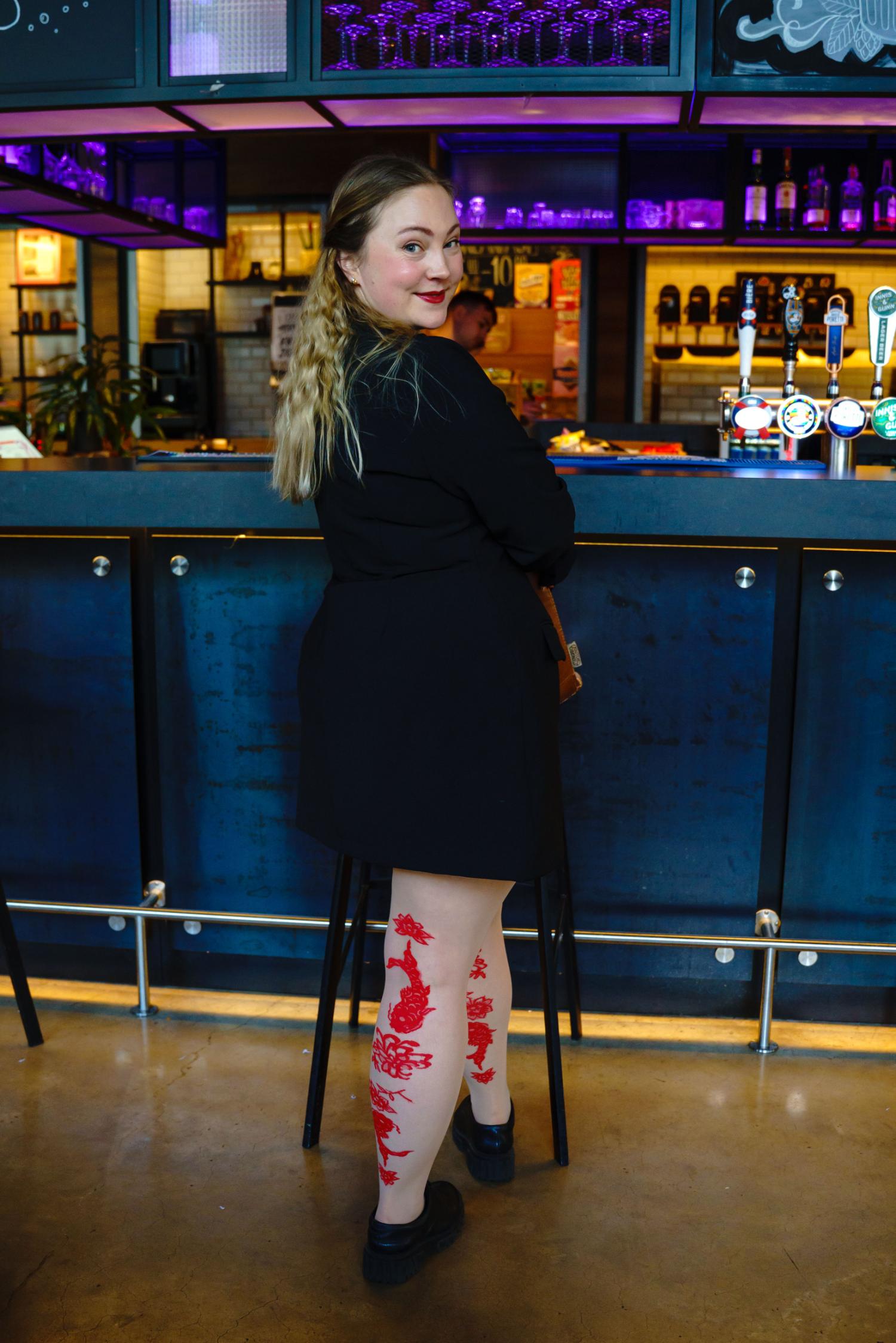 Paper Cut Tights - Builders Tea