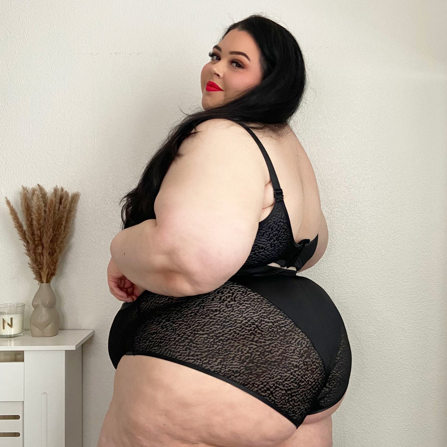 Full Brief Knickers - Black Leopard