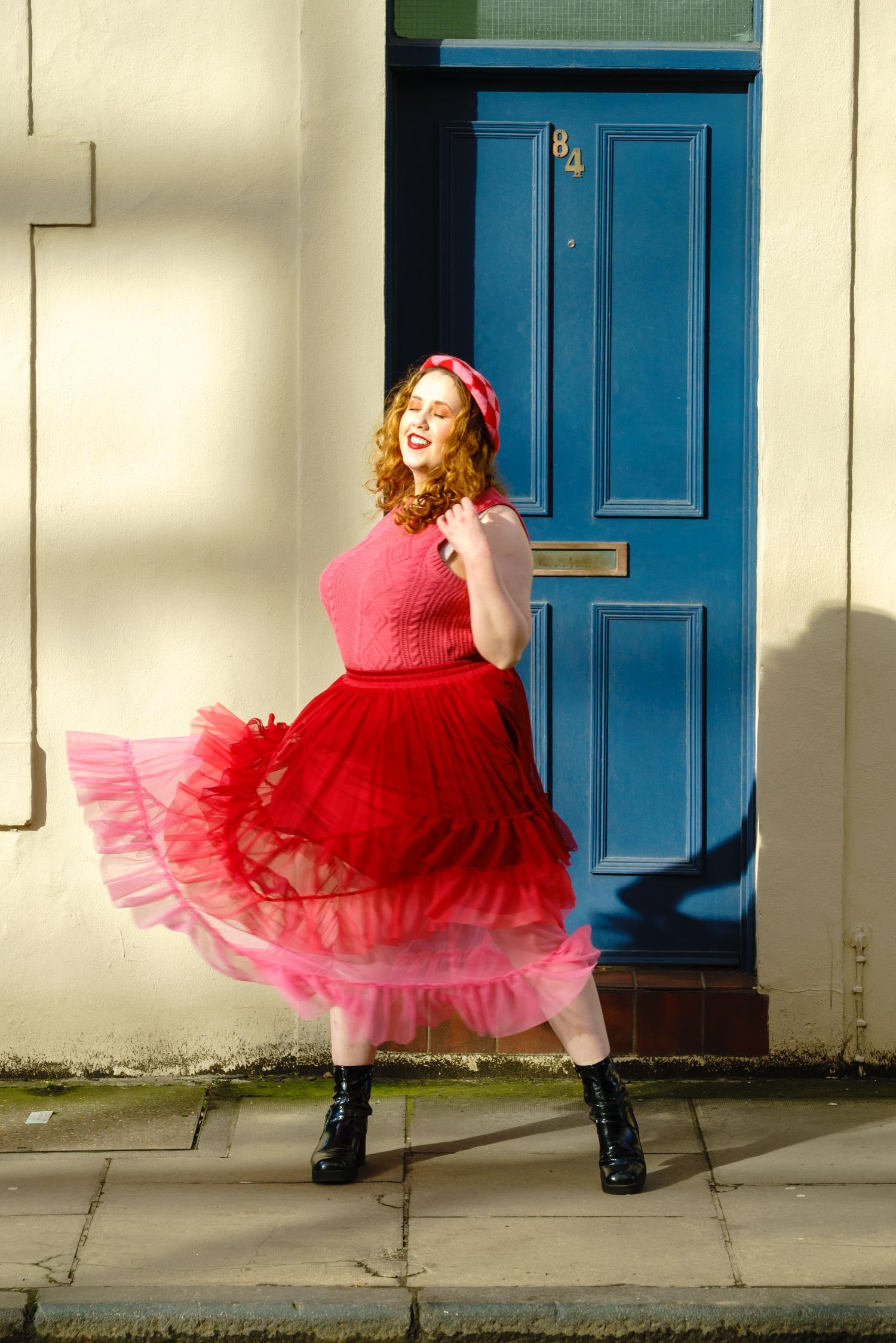 Mesh Maxi Skirt - Pirouette Ombre