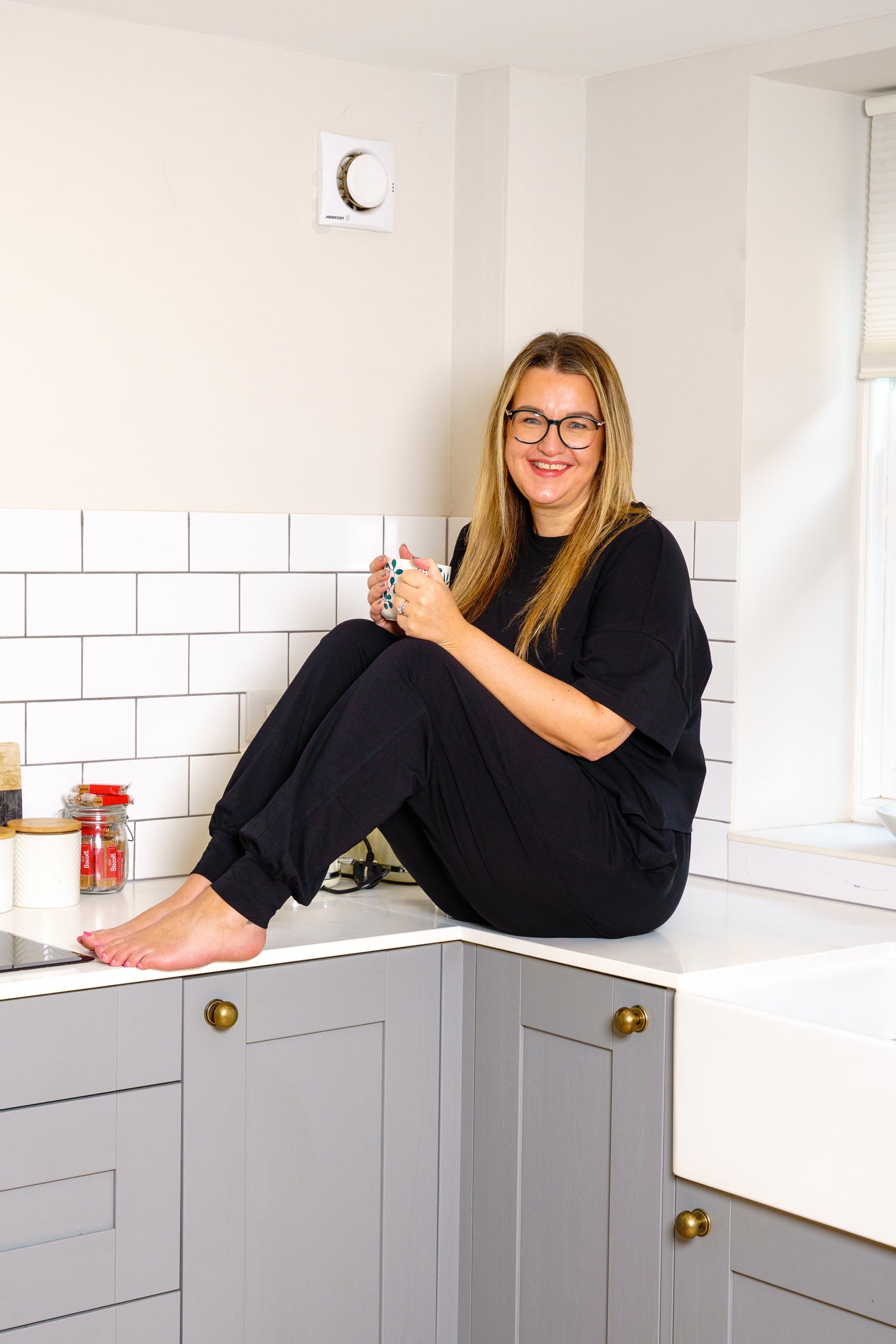 Organic Cotton PJ Bottoms - Plain Black