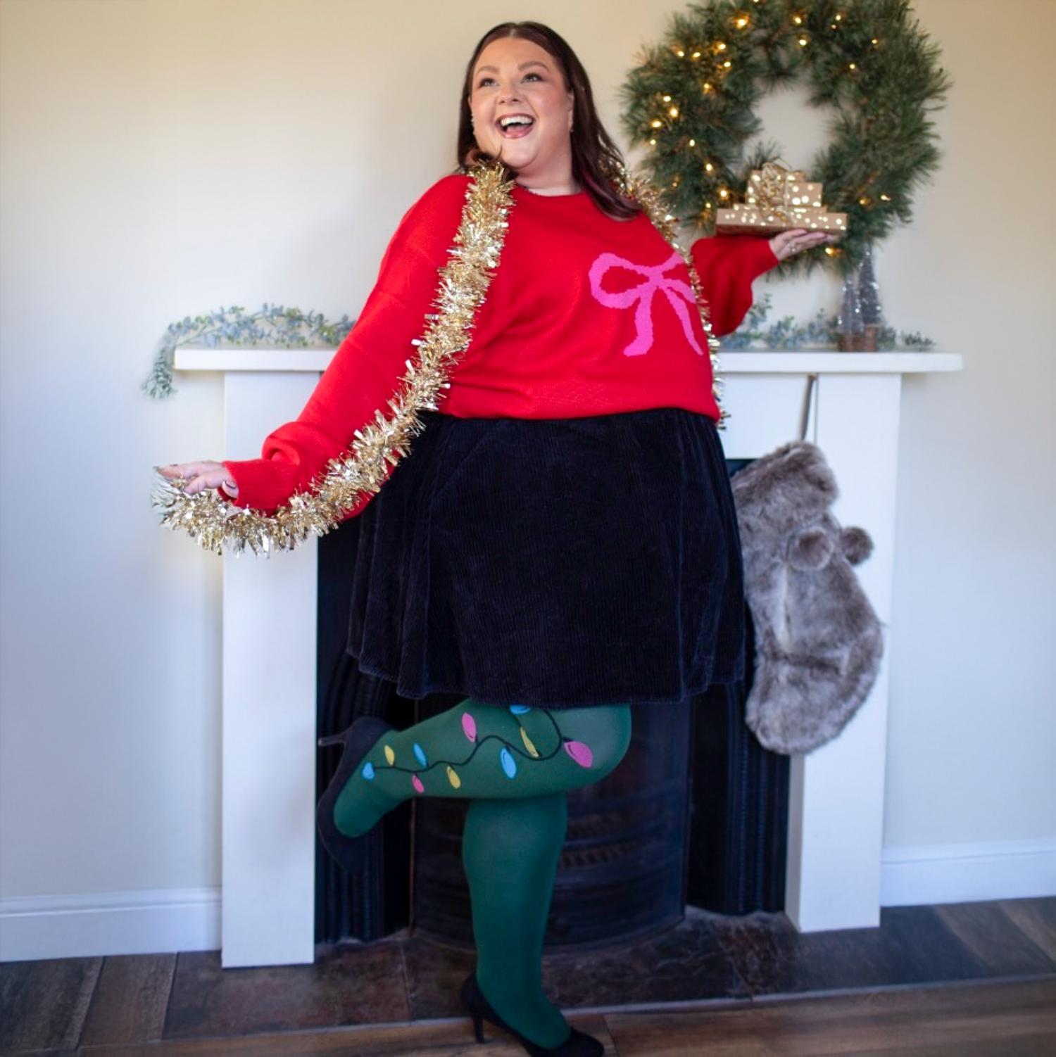 80 Denier Opaque Tights - Fairy Lights