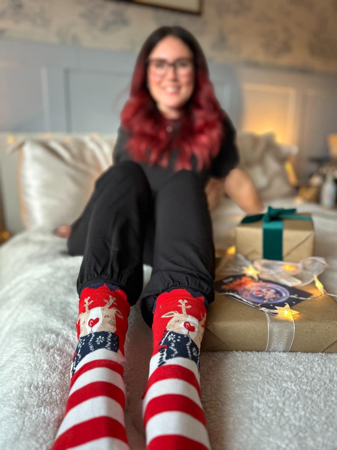 Cotton Ankle Sock - Reindeer