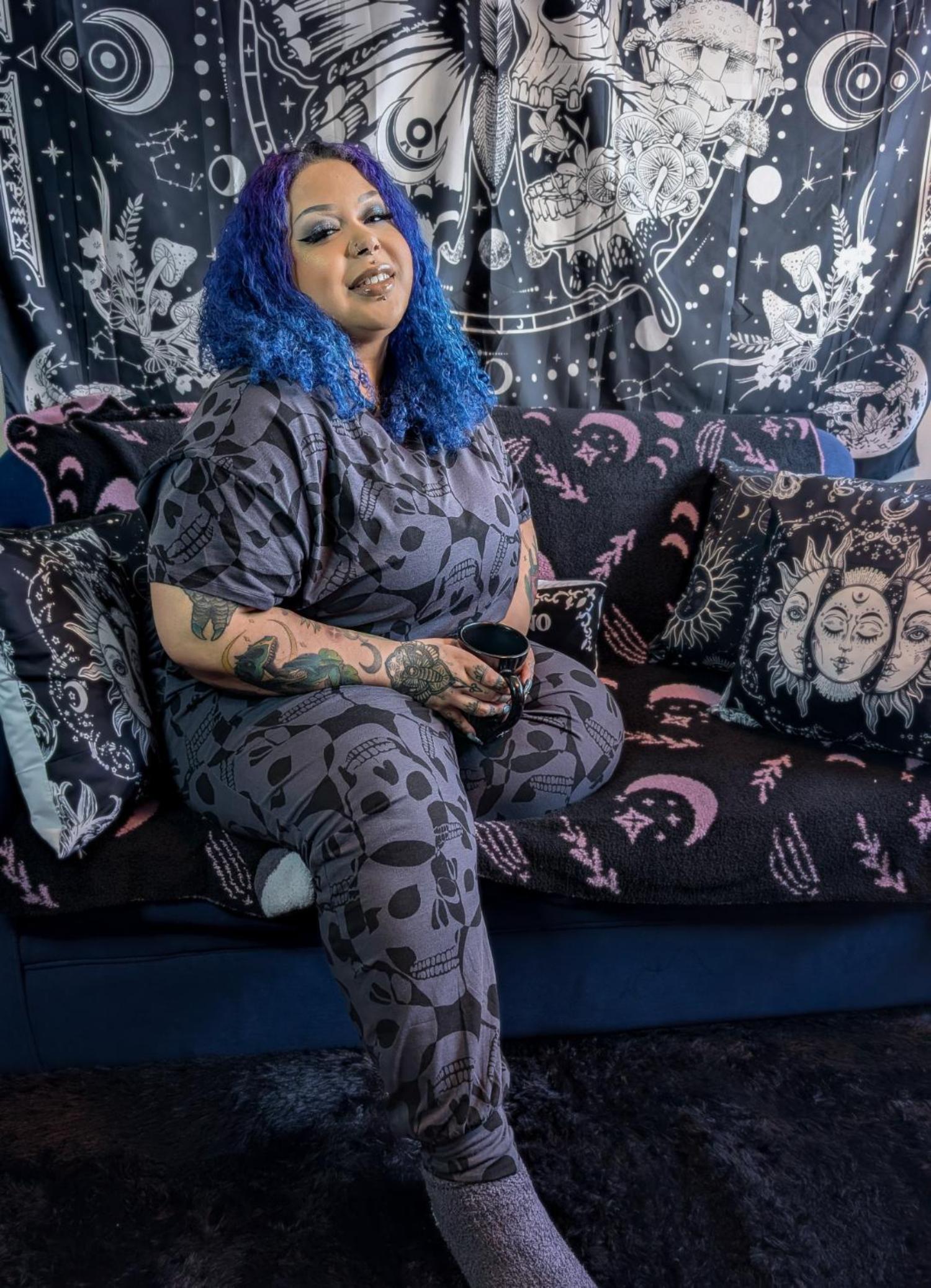 Organic Cotton PJ Boxy Tee - Catacomb