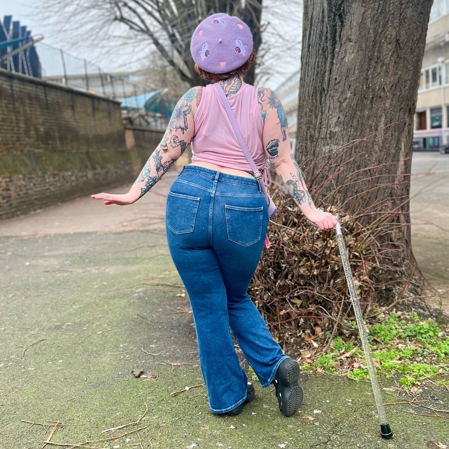 Organic Bootcut Jeans - Atlantic