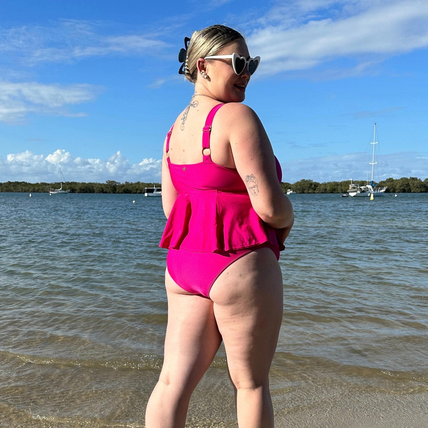 Bikini Bottoms - Hasta La Vista - Hot Pink - Snag