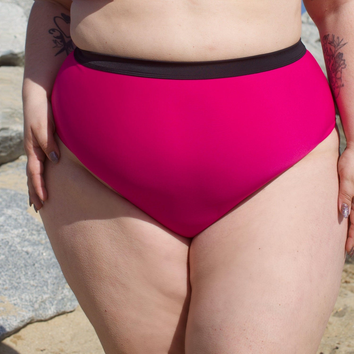Bikini Bottoms - Hasta La Vista - Hot Pink - Snag