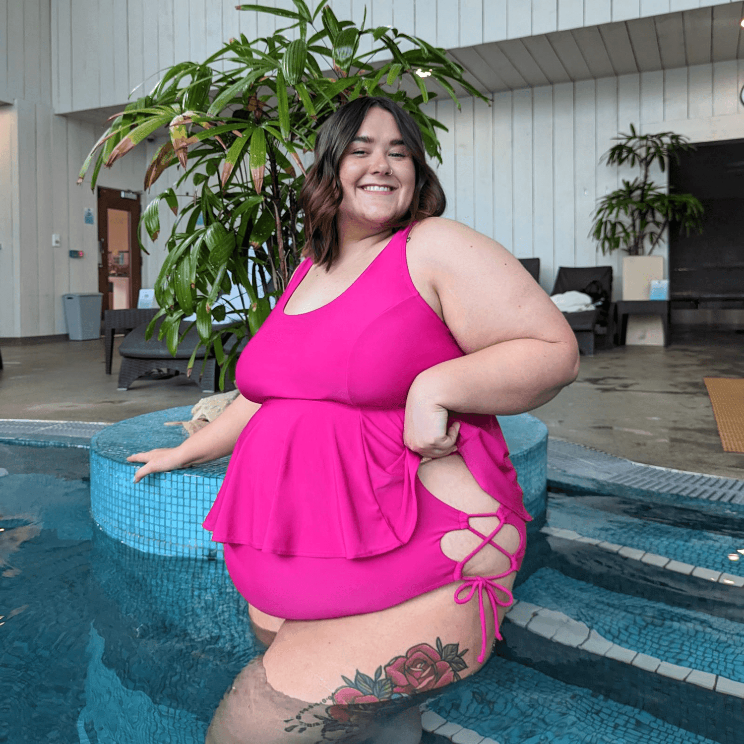 Bikini Bottoms - What Babe? - Hot Pink - Snag