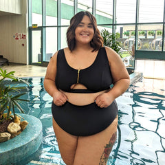 Bikini Top - Hasta La Vista - Black - Snag