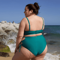 Bikini Top - What Babe? - Teal - Snag