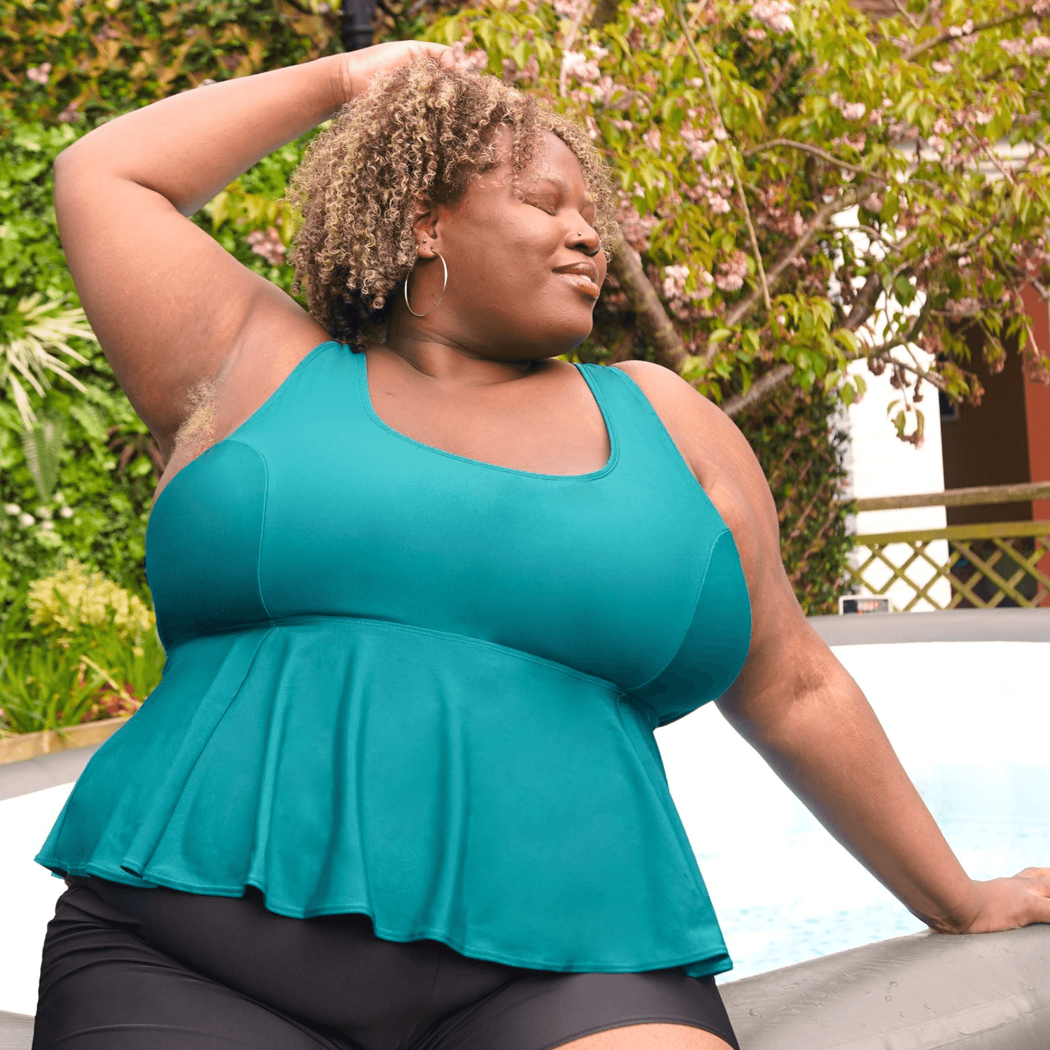 Bikini Top - Who you gonna call? - Teal - Snag