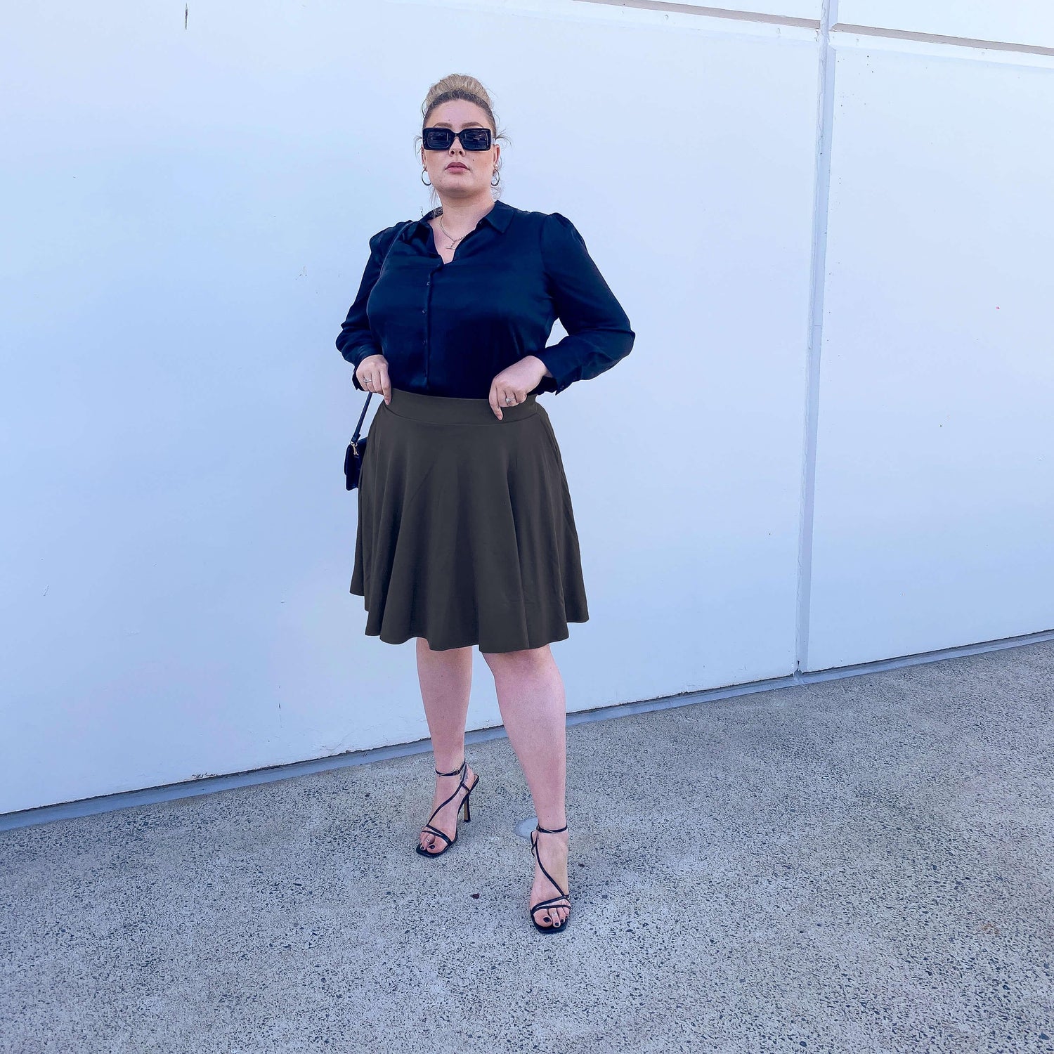 Flare Skirt - Oh My Gosh! - Black - Snag