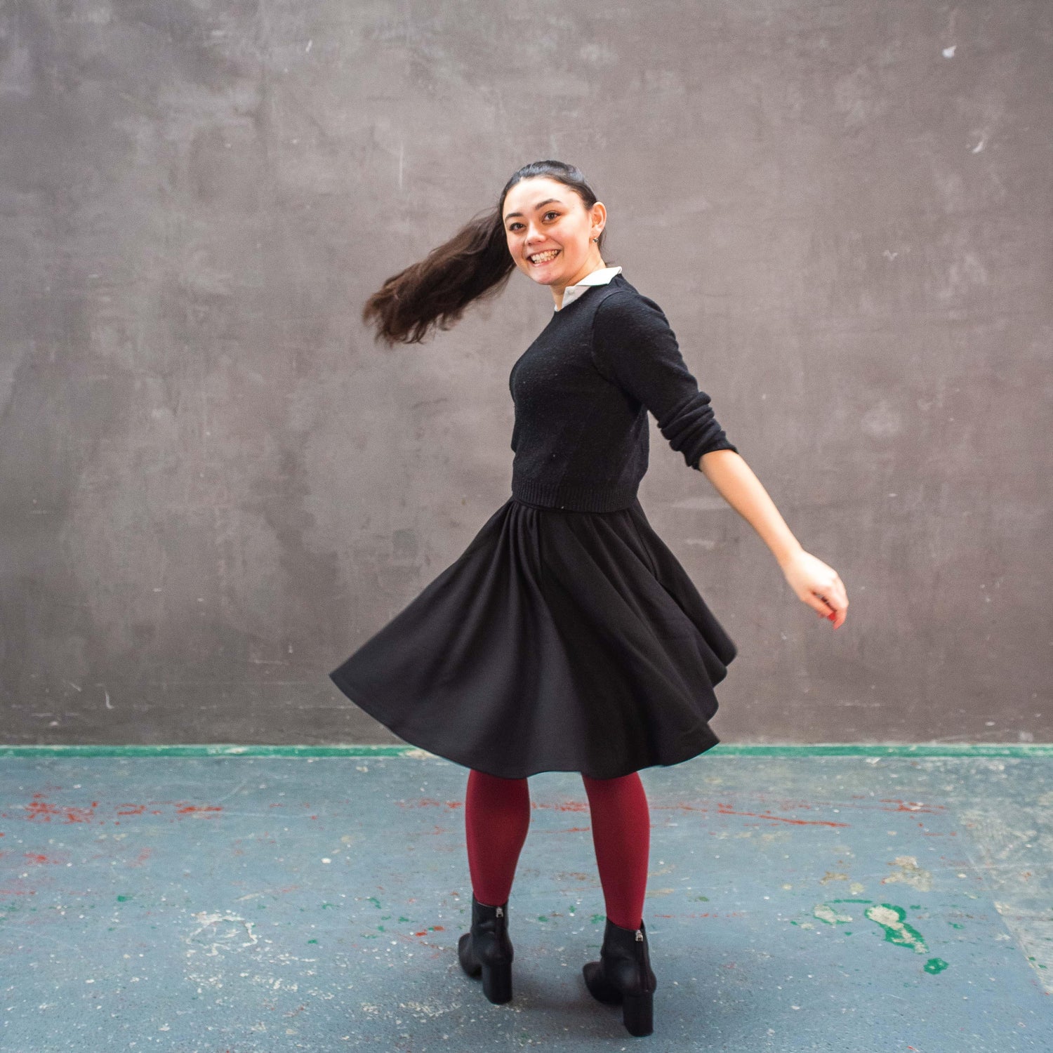 Flare Skirt - Oh My Gosh! - Black - Snag