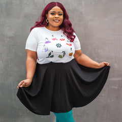 Flare Skirt - Oh My Gosh! - Black - Snag