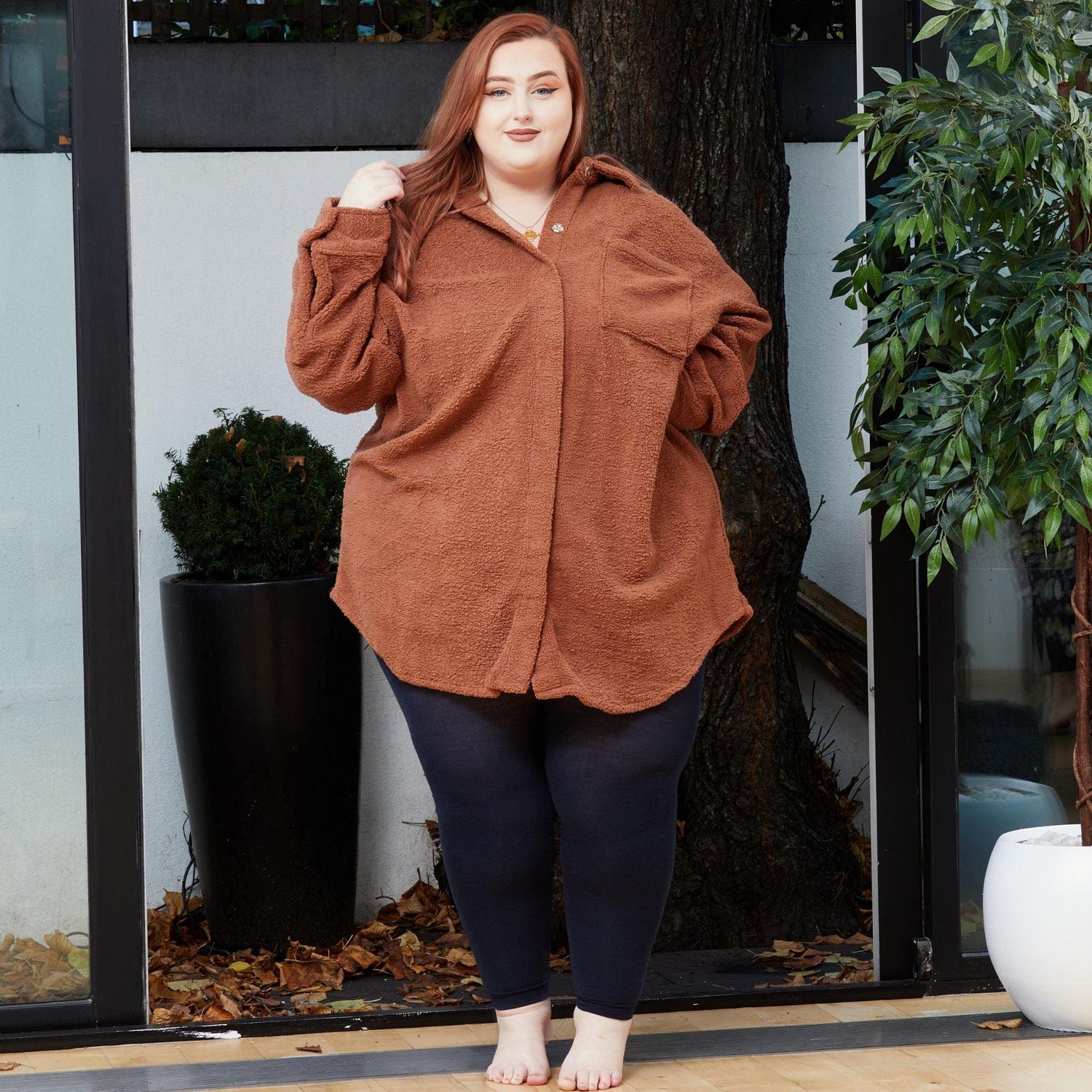 Merino Wool Footless Tights - Royal Navy - Snag