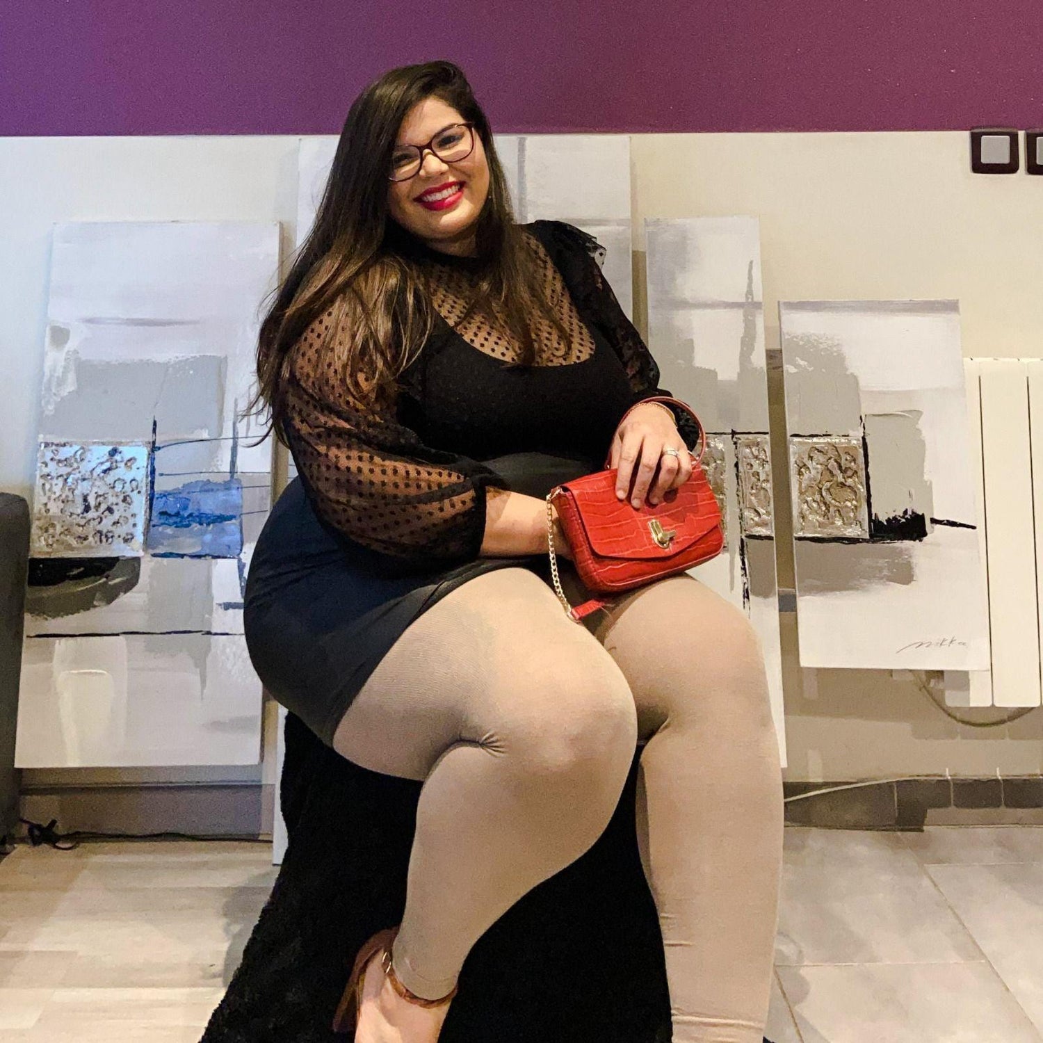 Merino Wool Footless Tights - Sand Dollar - Snag