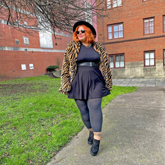 Merino Wool Footless Tights - Storm Cloud - Snag