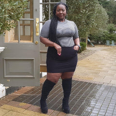 Mini Skirt - Oh! - Black - Snag