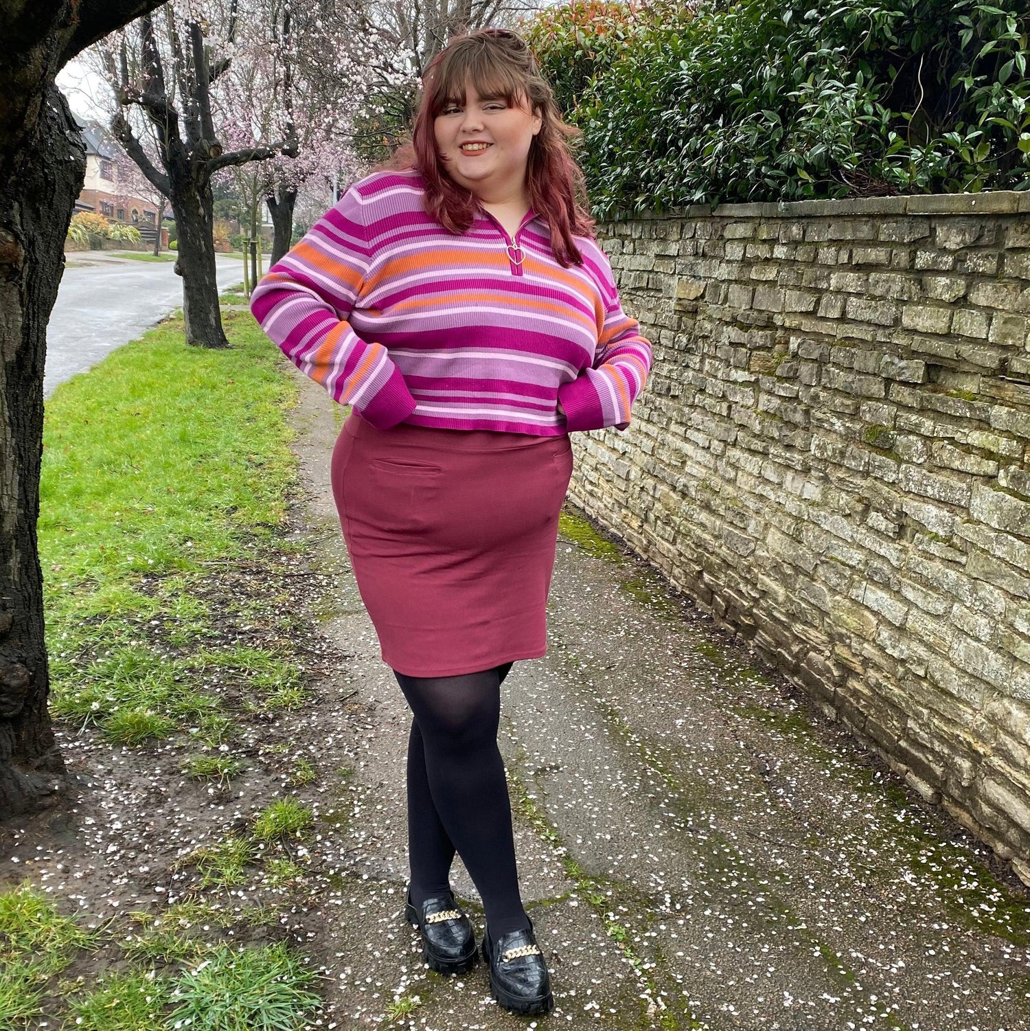 Mini Skirt - Oh! - Burgundy - Snag