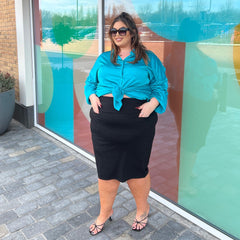 Pencil Skirt - Oh my! - Black - Snag