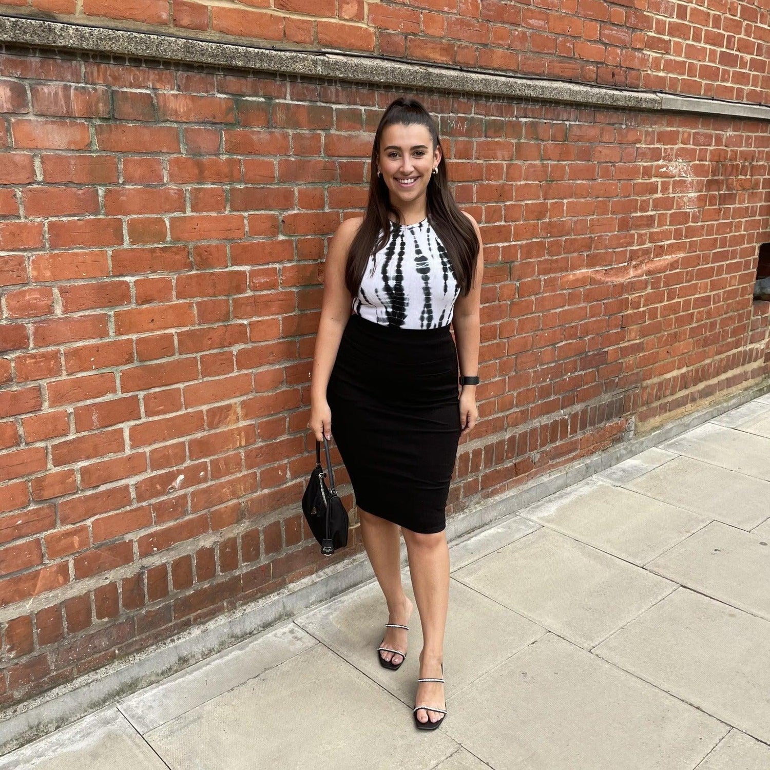 Pencil Skirt - Oh my! - Black - Snag