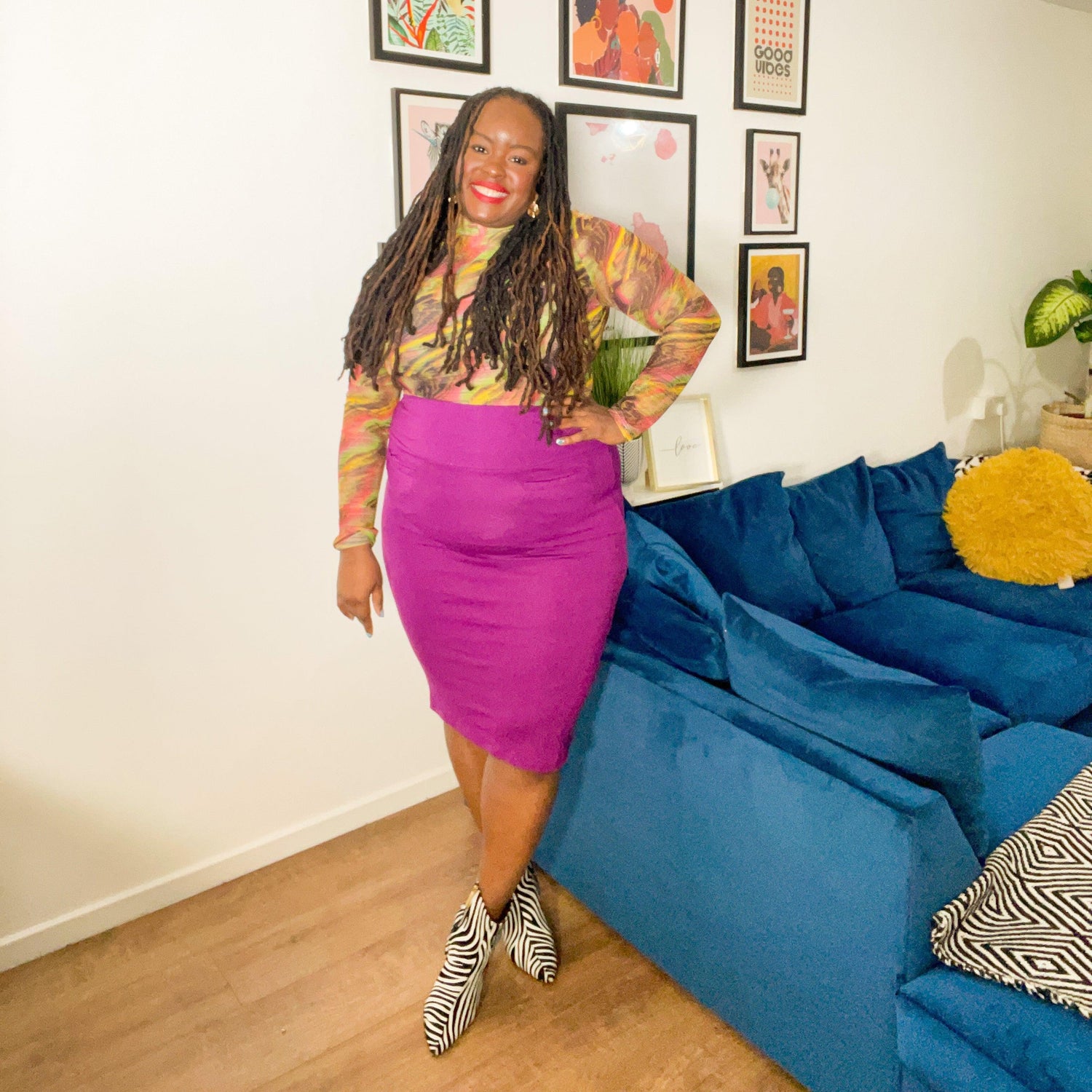 Pencil Skirt - Oh my! Figgy Pudding - Snag