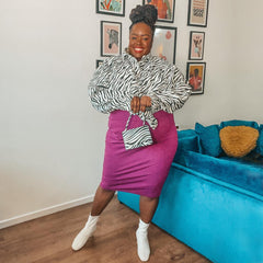 Pencil Skirt - Oh my! Figgy Pudding - Snag