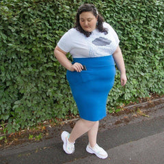 Pencil Skirt - Oh my! - Midnight Blue - Snag