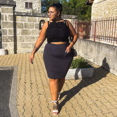 Pencil Skirt - Oh my! - Slate Grey - Snag