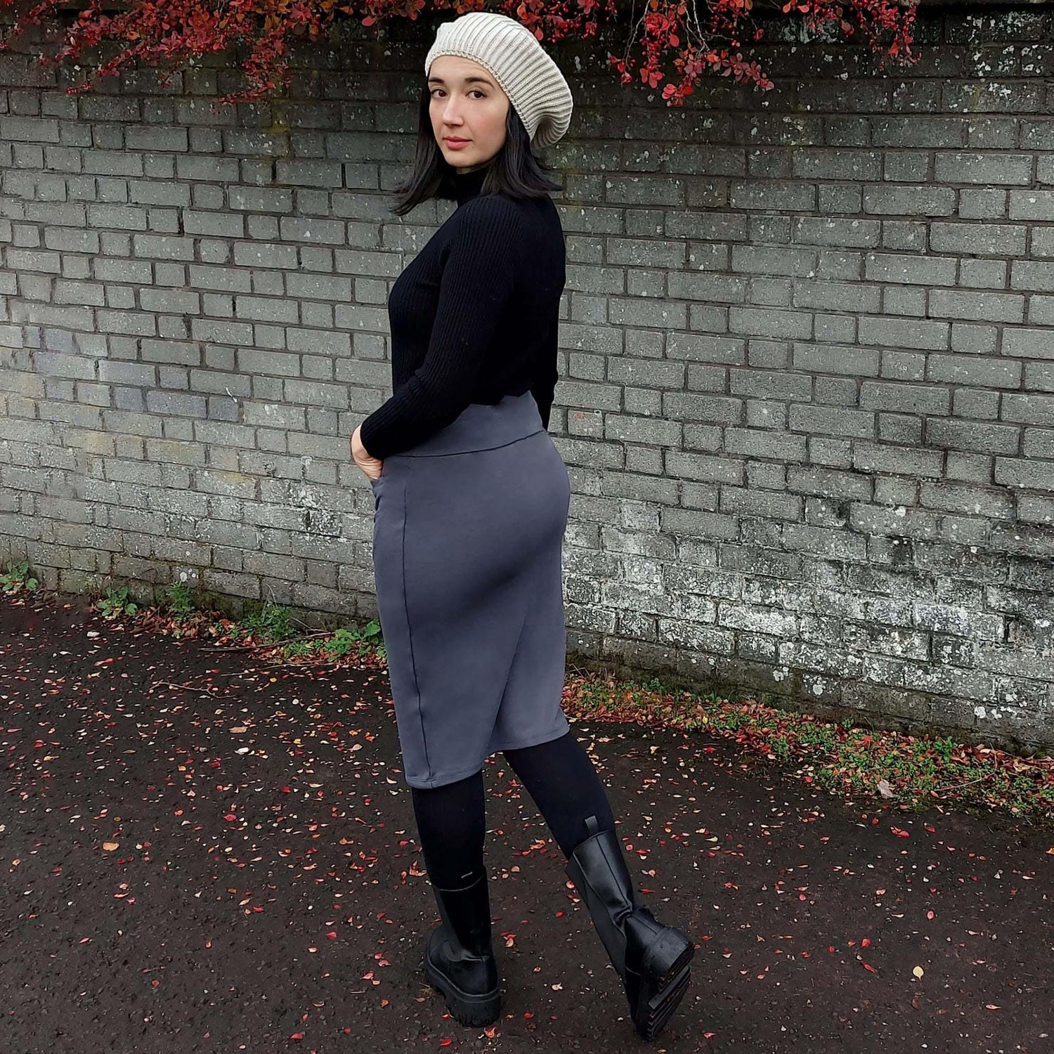 Pencil Skirt - Oh my! - Slate Grey - Snag