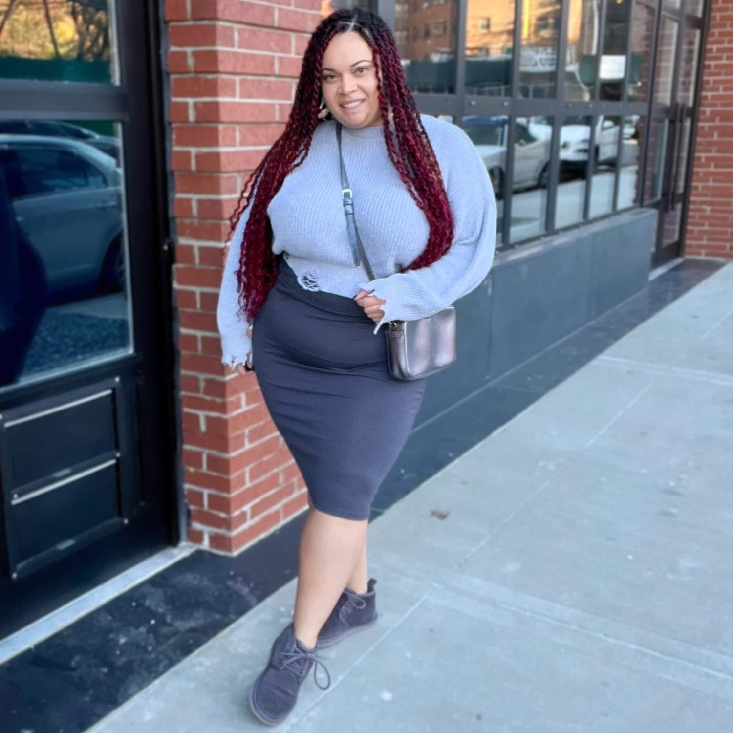 Pencil Skirt - Oh my! - Slate Grey - Snag