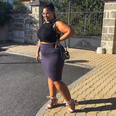 Pencil Skirt - Oh my! - Slate Grey - Snag