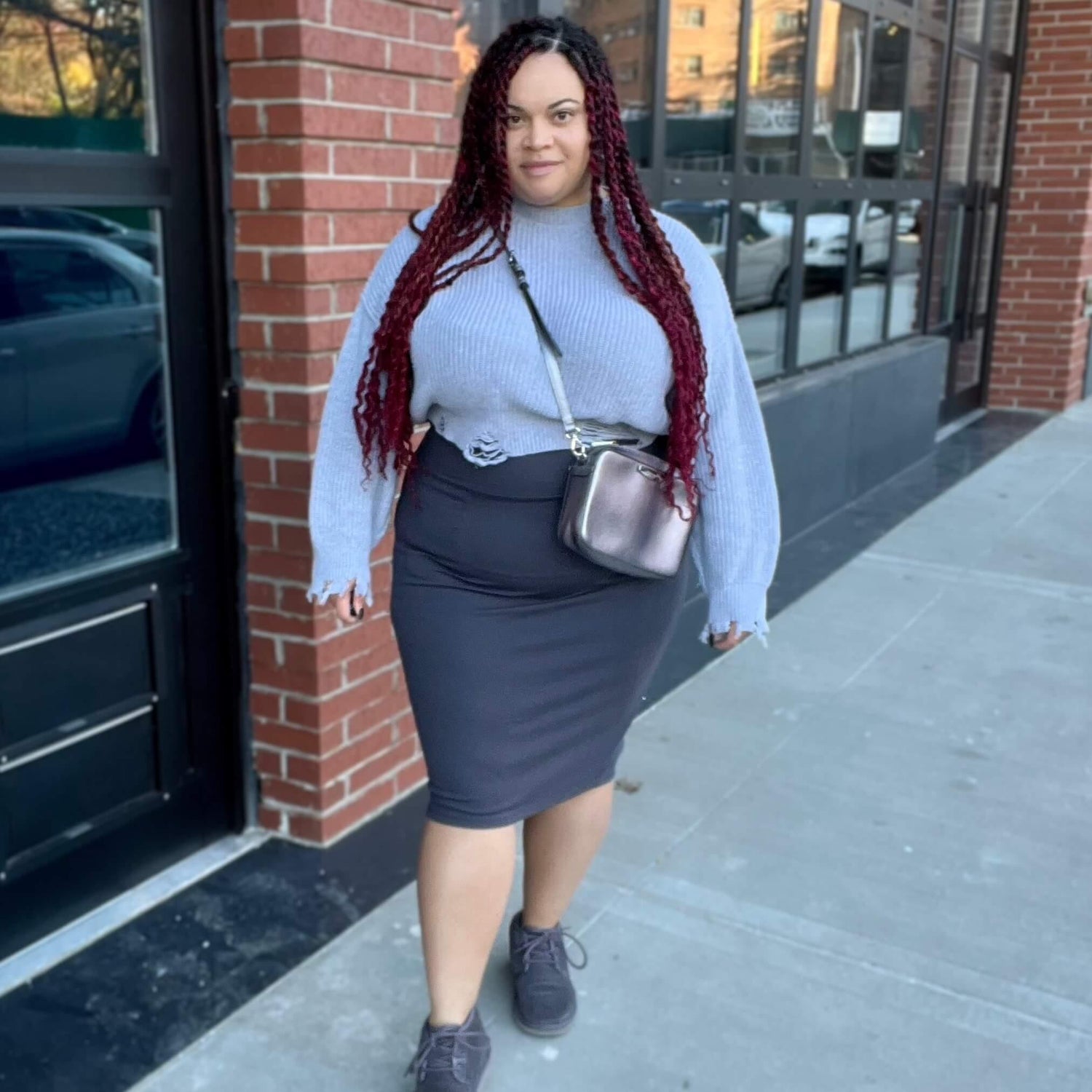 Pencil Skirt - Oh my! - Slate Grey - Snag