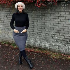 Pencil Skirt - Oh my! - Slate Grey - Snag