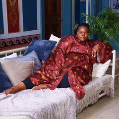 Satin Robe - Fortune - Snag