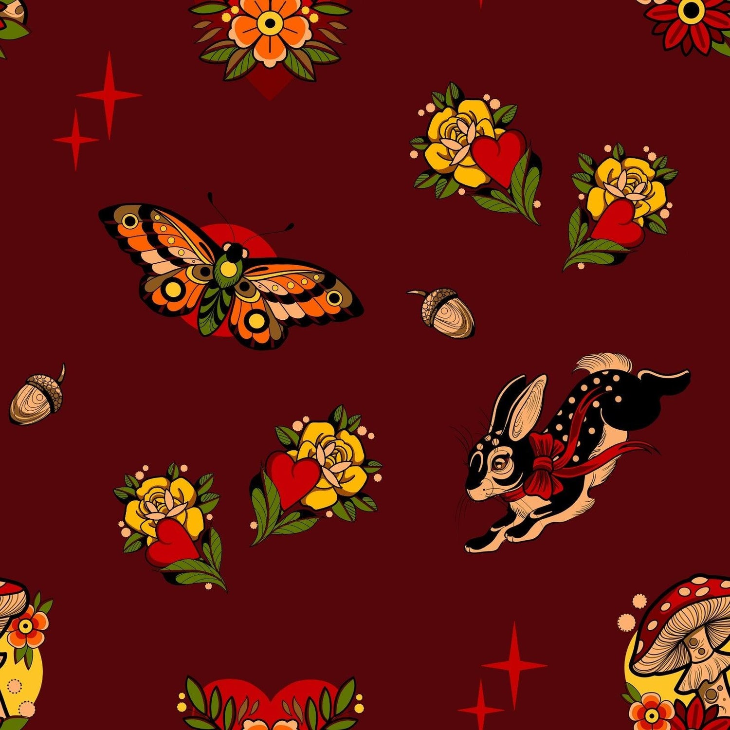 Satin Robe - Fortune - Snag