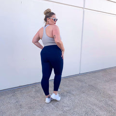 Squat Proof Long Leggings - Navy - Snag