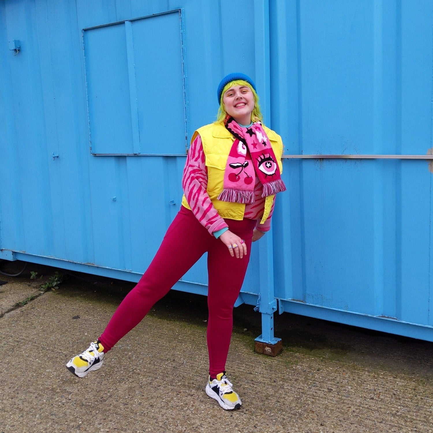 Squat Proof Long Leggings - Raspberry Pie - Snag