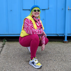 Squat Proof Long Leggings - Raspberry Pie - Snag