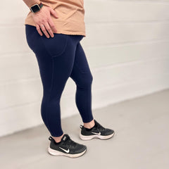 Squat Proof Short Leggings - Navy - Snag