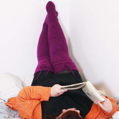 Thigh High Socks - Figgy Pudding - Snag