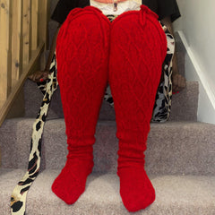 Thigh High Socks - Lobster - Snag