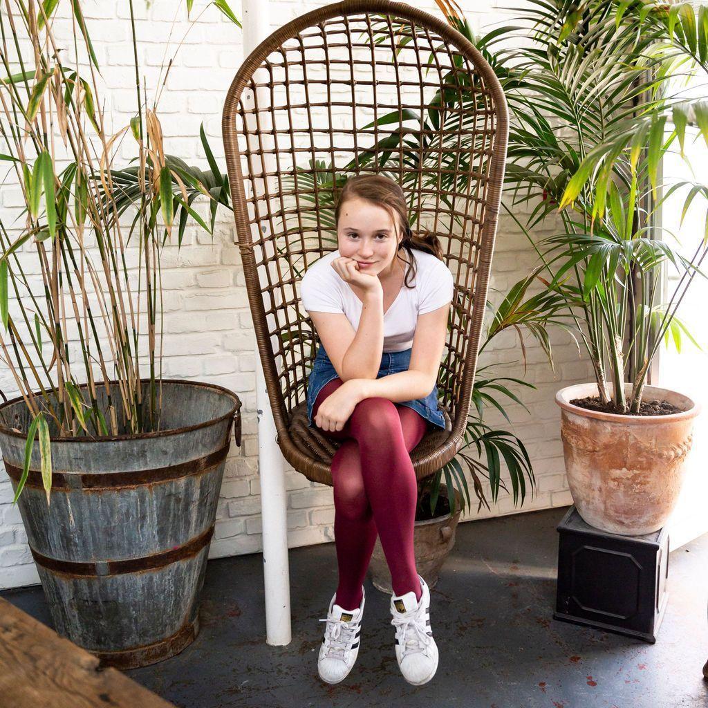 Tween Tights - Burgundy - Snag